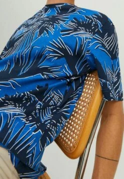 Jack & Jones T-Shirt Con StampaNautical Blue Uomo T-shirt E Polo JA222O5FT-K11 -Jack & Jones 4a079561325c43819c194415adb89f1b