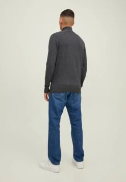 Jack & Jones Eemil Half Zip NoosMaglioneDark Grey Melange Uomo Maglieria JA222Q0ZG-C12 -Jack & Jones 4ab03b127ab54fffb5cc99a05c9b2a15