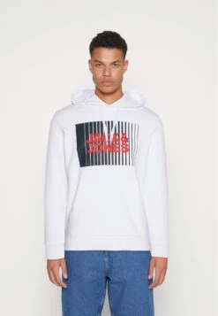 Jack & Jones Jjecorp LogoPlay NoosFelpa Con CappuccioWhite Uomo Maglieria E Felpe JA222S2YG-A11