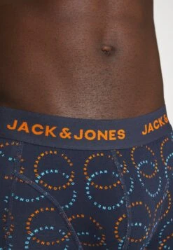 Jack & Jones Jaclogo Circle Trunks 3 PackCulotteNavy/Vibrant Orange/Black Uomo Intimo JA282O0NS-K11 -Jack & Jones 4be65a02089a4e68a08cd258f74d954e