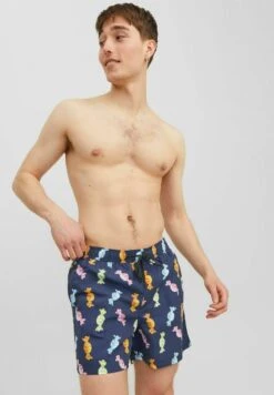 Jack & Jones Stfiji Swim FunnyShorts Da MareNavy Blazer Uomo Moda Mare JA282H05W-K12 -Jack & Jones 4e08ffb1b59d41fc907fa27b18a5b634