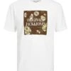 Jack & Jones FloresT-Shirt Con StampaWeiß Uomo T-shirt E Polo JA222O54T-A11