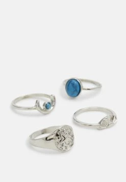 Jack & Jones Jacmulti Funny Unisex 4 PackAnelloSilver-Coloured Uomo Gioielli JA254L01T-D11 -Jack & Jones 50e7eb3044364d93a15bfb143cabcb58