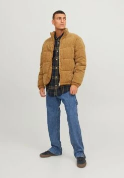 Jack & Jones Jordalston Eroy Puffer JacketGiacca InvernaleBone Brown Uomo Giacche JA222T1O0-E11 -Jack & Jones 5189ac0ebdb94a25ba116ae136960474