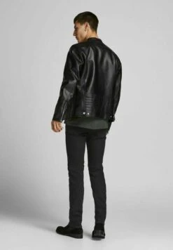 Jack & Jones Jeans Slim FitBlack Denim Uomo Jeans JA222G1L2-Q11 -Jack & Jones 51be09094e724e9583533bc4a4bf2033