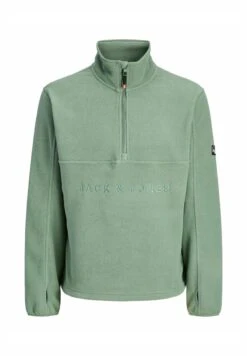 Jack & Jones SKI - FLEECEPULLOVER - LAUREL WREATH - Felpa In Pile - Black Beauty -Jack & Jones 51f87a38b6d84bb3b282c73d6d0b44a2