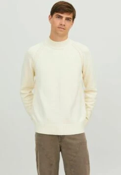 JACK&JONES Premium Mock NeckMaglioneWhite Uomo Maglieria JAM22S06E-A11
