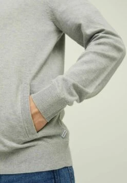 Jack & Jones Jemil CardiganLight Grey Melange Uomo Maglieria JA222Q14Z-C11 -Jack & Jones 5276c7733f284e019f3c4c074891f6e8