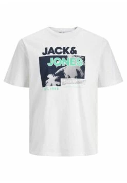 Jack & Jones Jcobooster Ss Crew Neck JunT-Shirt Con StampaWhite Uomo T-shirt E Polo JA222O55H-A12 -Jack & Jones 52a5ba26b1224735976a360a29b6e30a