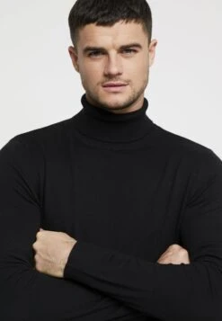 Jack & Jones Jjeemil Roll Neck - Maglione - Black -Jack & Jones 579ebd4efcea42e788788de173cf0fa4