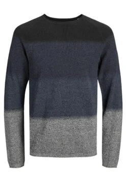 Jack & Jones JjehillCrew Neck NoosMaglioneNavy Blazer Gradient Uomo Maglieria JA222Q0QC-K14