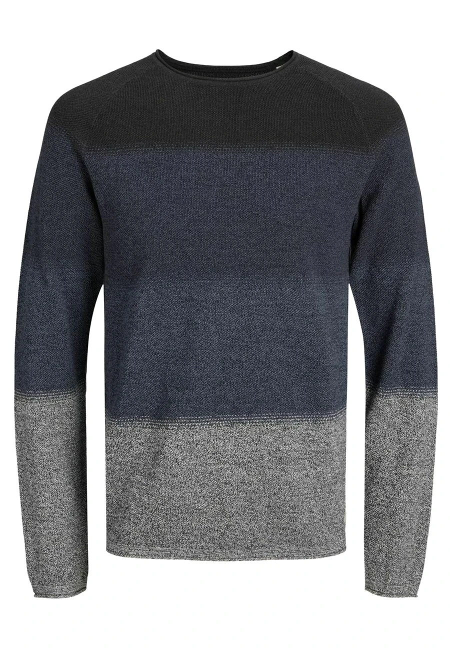 Jack & Jones JjehillCrew Neck NoosMaglioneNavy Blazer Gradient Uomo Maglieria JA222Q0QC-K14 3 Jack & Jones JjehillCrew Neck NoosMaglioneNavy Blazer Gradient Uomo Maglieria JA222Q0QC-K14