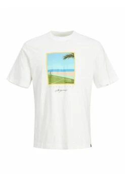 Jack & Jones Jortulum Landscape Crew NeckT-Shirt Con StampaBright White Uomo T-shirt E Polo JA222O55S-A11 -Jack & Jones 58c5b4bf310c4067bd993035ae9e69c2