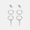 Jack & Jones Jactulo Earrings Unisex 3 PackOrecchiniSilver-Coloured Uomo Gioielli JA254L01J-D11 -Jack & Jones 59d35100c9da4626a2b8b31e7ffb4e61