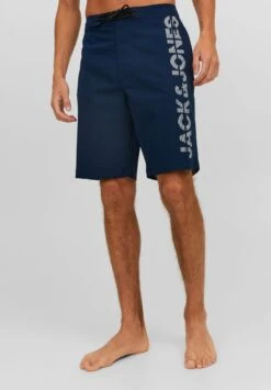 Jack & Jones Jpstcapri Swim Si SplicelogoShorts Da MareNavy Blazer Uomo Moda Mare JA282H05F-K12