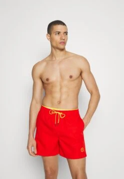 Jack & Jones Jpstfiji Jjswim NeonShorts Da MareChinese Red Uomo Moda Mare JA282H05P-G11