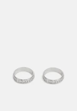 Jack & Jones Jacroy Unisex 2 PackAnelloSilver-Coloured Uomo Gioielli JA254L011-D11 -Jack & Jones 5cfb3b76571d4c23a57aaddcee003fc1