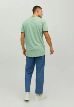 Jack & Jones Jjebasher Tee O NeckT-Shirt BasicGranite Green Uomo T-shirt E Polo JA222O3SE-M13 -Jack & Jones 5ea4232311d744ec982a485a9ac79dc7