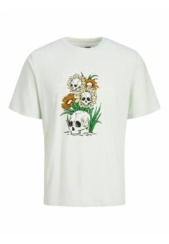 Jack & Jones Jorbeachbone Ss Crew NeckT-Shirt Con StampaPale Blue Uomo T-shirt E Polo JA222O55Y-K11 -Jack & Jones 5f32d46fd66b4ecba5a4749b1a5b6834