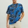 Jack & Jones T-Shirt Con StampaNautical Blue Uomo T-shirt E Polo JA222O5FT-K11 -Jack & Jones 6027044628a94a7d9d83dda25b6cab43
