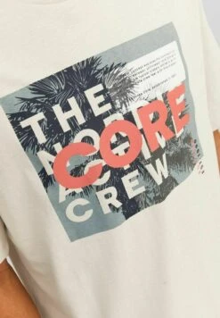 Jack & Jones Jcobooster Ss Crew Neck JunT-Shirt Con StampaMoonbeam Uomo T-shirt E Polo JA222O55H-A11 -Jack & Jones 612cf46b2d08414b833ec0f0dc8443c6