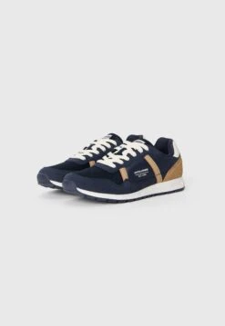 Jack & Jones JFWHARROW - Sneakers Basse - Navy Blazer/tan/marshmallow -Jack & Jones 61cc8e054d524e8a8279a1d843574223