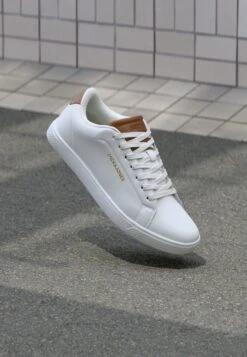 Jack & Jones JFWBOSLEY - Sneakers Basse - White/cognac -Jack & Jones 63eba0d749864aaeb7a53475f9d93ca8