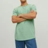 Jack & Jones Jjebasher Tee O NeckT-Shirt BasicGranite Green Uomo T-shirt E Polo JA222O3SE-M13 -Jack & Jones 65cf2876683e4902bf9afe3791cc3083