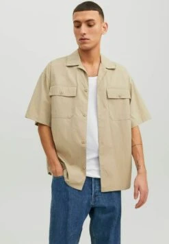 Jack & Jones Kurzarmhemd Track - Camicia - Crockery
