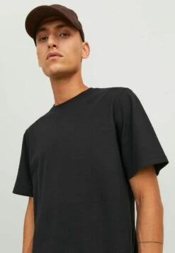 JACK&JONES Premium Dehnbares - T-Shirt Basic - Black -Jack & Jones 671a3b6f82074136af80a842249b8756