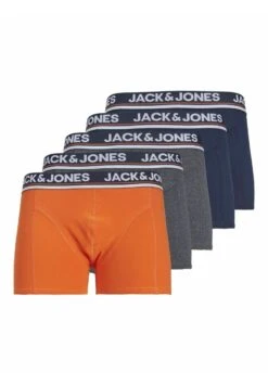Jack & Jones 5 PackCulotteDark Grey Melange Uomo Intimo JA282O0PF-C11 -Jack & Jones 67c3e3ae0d844743b9aa24bae34c7715