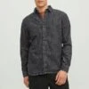 Jack & Jones Henry Wi 052CamiciaBlack Denim Uomo Camicie JA222D2LM-Q11 -Jack & Jones 69631e9a4aac4aa1976fc3a232a318aa