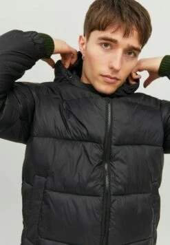 Jack & Jones Jjetoby Puffer SnGiacca InvernaleBlack Uomo Giacche JA222T1K9-Q11 -Jack & Jones 6ac16b02b4014b43bdc67ad88b38efe9