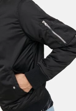 Jack & Jones Ocean- Giubbotto Bomber - Schwarz -Jack & Jones 6bd0a81783a249b4ae1817c51a6310a0