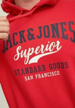 Jack & Jones Jjelogo Hood Plus SizeFelpa Con CappuccioTrue Red Uomo Maglieria E Felpe JA222S2QE-G11 12 Jack & Jones Jjelogo Hood Plus SizeFelpa Con CappuccioTrue Red Uomo Maglieria E Felpe JA222S2QE-G11 -Jack & Jones 6bef844f91194126ad87e6983ceceff5