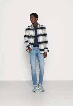 Jack & Jones Jjiglenn Jjoriginal Jeans Slim FitBlue Denim Uomo Jeans JA222G1LA-K11 -Jack & Jones 6d4d3d3ec714403f9c61f5182e0779ee