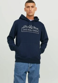 Jack & Jones Felpa Con CappuccioNavy Blazer Uomo Maglieria E Felpe JA222S366-K11