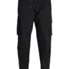 Jack & Jones Jpstkane Jjnoah CuffedPantaloni CargoBlack Uomo Pantaloni JA222E1A5-Q11 -Jack & Jones 71ea9ce300d64928a0882e0b887f43c2