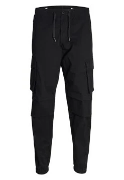 Jack & Jones Jpstkane Jjnoah CuffedPantaloni CargoBlack Uomo Pantaloni JA222E1A5-Q11