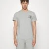 Jack & Jones Jacbasic Tee SetPigiamaLight Grey Melange Uomo Per La Notte JA282M02A-C11