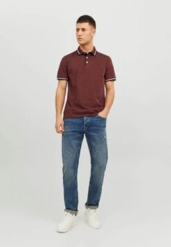 Jack & Jones Epaulos Ss NoosPoloCinnabar Uomo T-shirt E Polo JA222P04T-G15