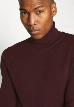 Jack & Jones Jjeemil Roll NeckMaglionePort Royale Melange Uomo Maglieria JA222Q0QM-G11 -Jack & Jones 77770ca60d8a40759676749b0d864e12