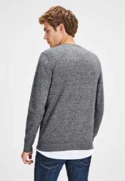 Jack & Jones Ebasic Crew Neck Noos - Maglione - Blue/Grey -Jack & Jones 78487d2e37fe441f94e78efd11cc4e2b