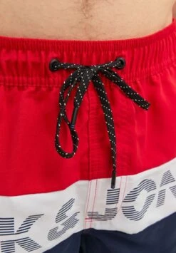 Jack & Jones Jpstfiji Jj Block SnShorts Da MareChinese Red Uomo Moda Mare JA282H05O-G11 -Jack & Jones 79705b51b6424e65a96b7ec949a7656d