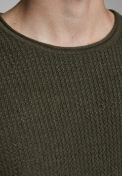 JACK&JONES Premium Jprblucarlos Crew NeckMaglioneOlive Night Uomo Maglieria JAM22Q03L-N11 -Jack & Jones 79b17ee58557441594c17168b63ace66