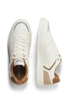 Jack & Jones JFWEALING - Sneakers Basse - Marshmallow Detail Cognac -Jack & Jones 7f1e329c367844468c1da3bdcd90e31c