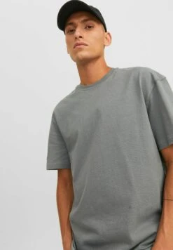 Jack & Jones Ss O Neck NoosT-Shirt BasicGrey Uomo T-shirt E Polo JA222O3U0-C12 -Jack & Jones 7f751269353e4e14b41e2d1271507e60
