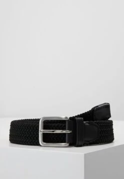 Jack & Jones Jacspring BeltCintura IntrecciataBlack Uomo Cinture JA252D02F-Q11