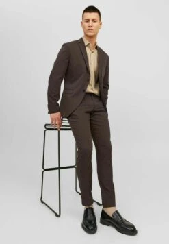 JACK&JONES Premium JprfrancoNoosPantaloni ElegantiChocolate Torte Uomo Completi E Cravatte JAM22A03I-O12 -Jack & Jones 80821e0862dc440393f73245d7d370f6