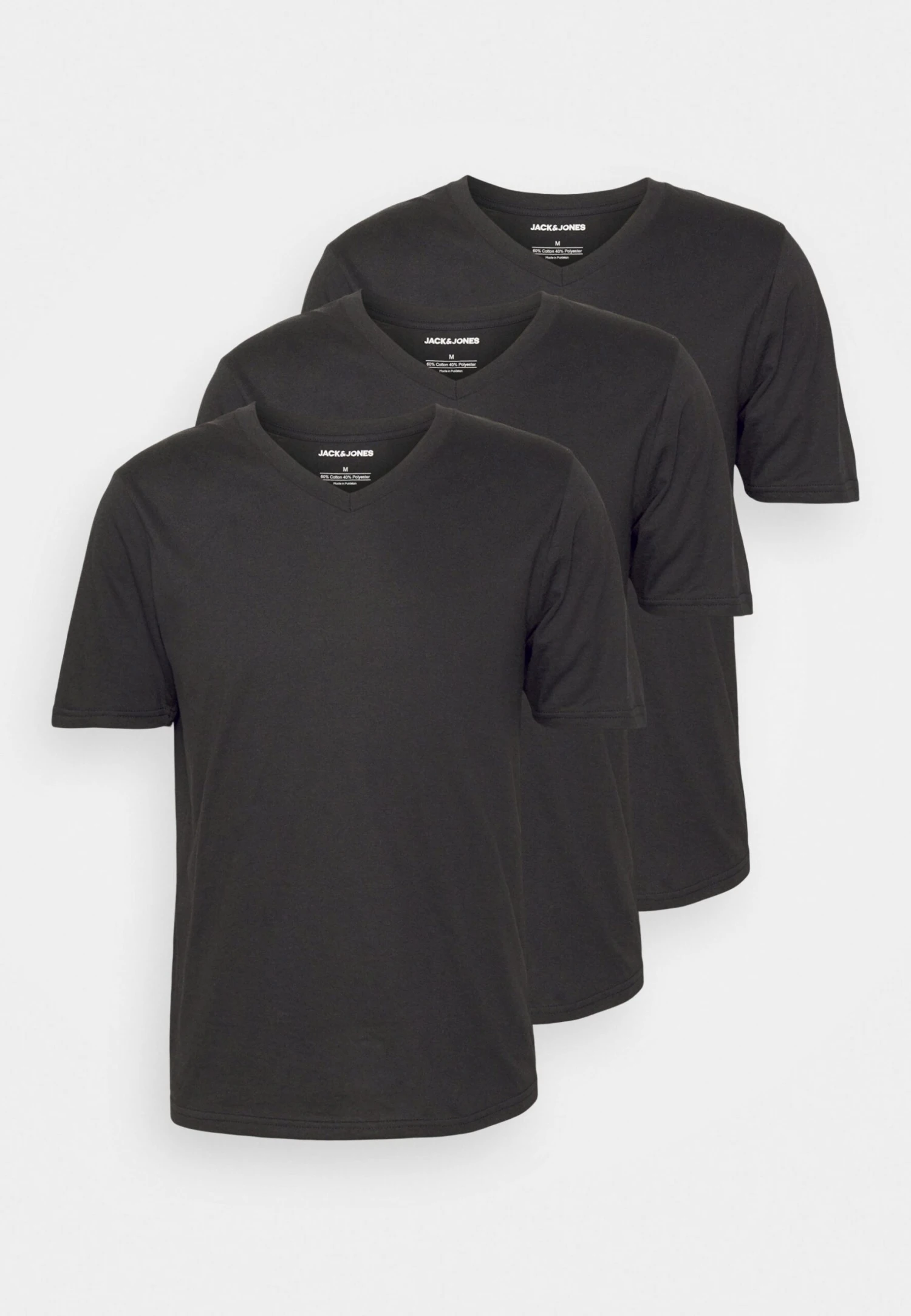 Jack & Jones Jacunder Tee V-Neck 3 PackMaglietta IntimaBlack Uomo Intimo JA282Q008-Q11 6 Jack & Jones Jacunder Tee V-Neck 3 PackMaglietta IntimaBlack Uomo Intimo JA282Q008-Q11 - immagine 4